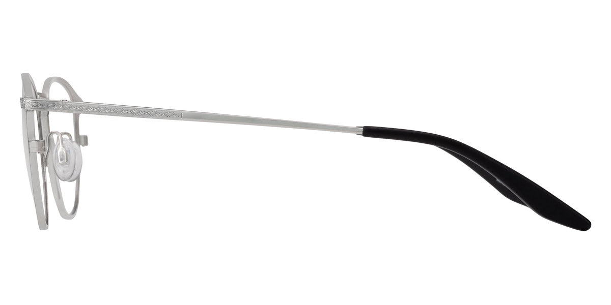 Barton Perreira® Levy - Black Satin/Silver Eyeglasses