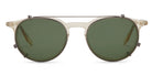 Barton Perreira® Norton - Pewter / Bottle Green Clip Only Eyeglasses