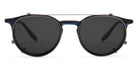 Barton Perreira® Norton - Pewter / Noir Clip Only Eyeglasses