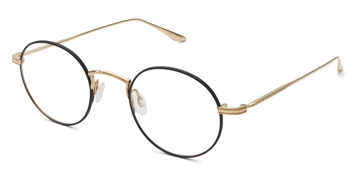 Barton Perreira® Savant - Gold / Black Enamel Eyeglasses