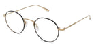 Barton Perreira® Savant - Gold / Black Enamel Eyeglasses