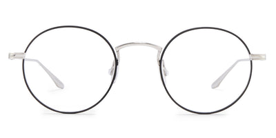 Barton Perreira® Savant - Silver / Black Enamel Eyeglasses