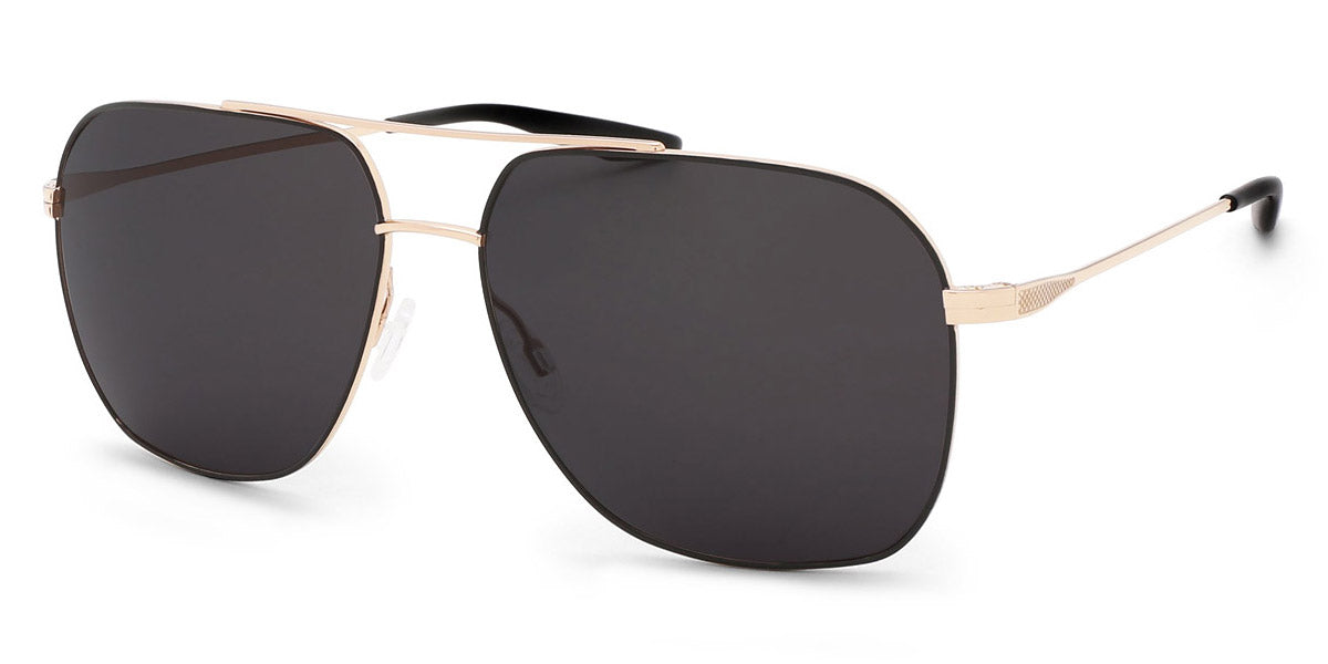 Barton Perreira® Aeronaut - Black Satin / Gold / Noir AR 60 Sunglasses