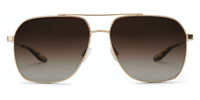 Barton Perreira® Aeronaut - Gold / Smokey Topaz / Smokey Topaz Sunglasses