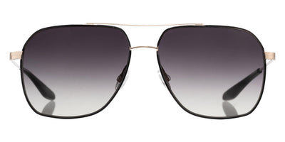 Barton Perreira® Aeronaut - Black Satin/Gold / Smolder AR Sunglasses