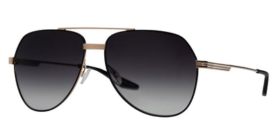 Barton Perreira® 007 AVTAK - Black Satin/Gold / Smolder Sunglasses