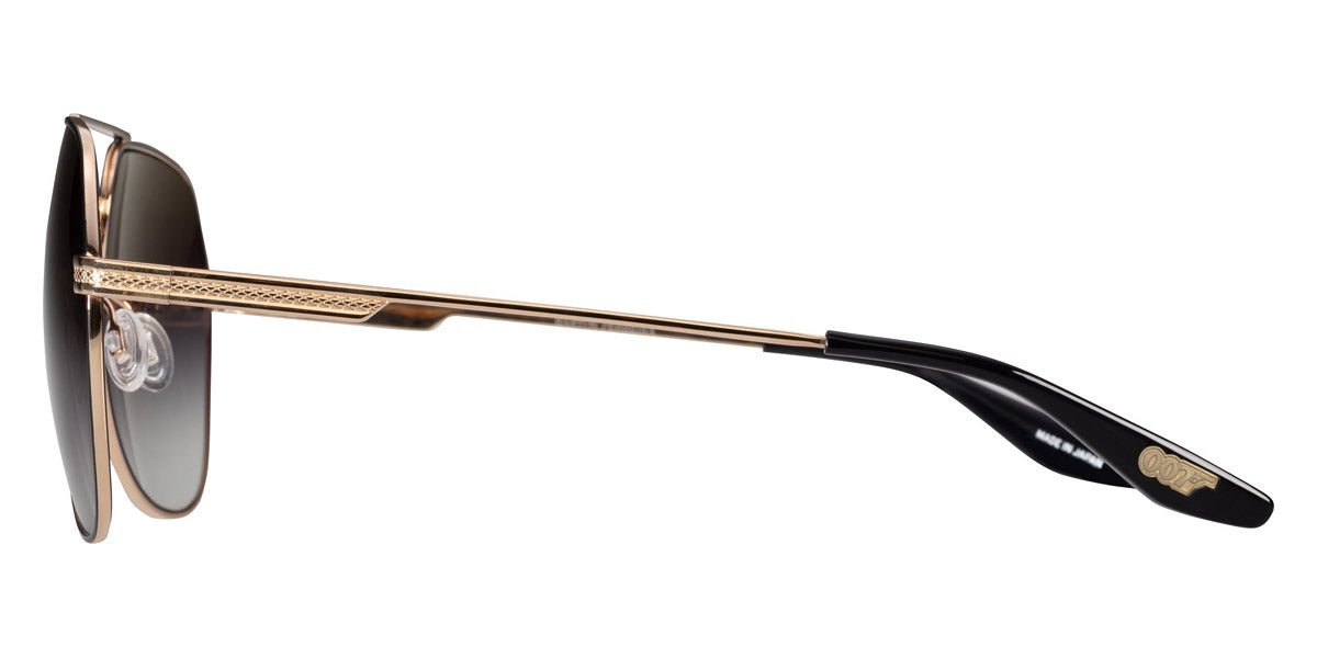 Barton Perreira® 007 AVTAK - Black Satin/Gold / Smolder Sunglasses
