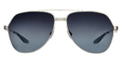 Barton Perreira® 007 AVTAK - Silver / Steel Blue Sunglasses