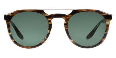 Barton Perreira® 007 B Fourteen - Sulcata Tortoise / Green Smoke AR Sunglasses
