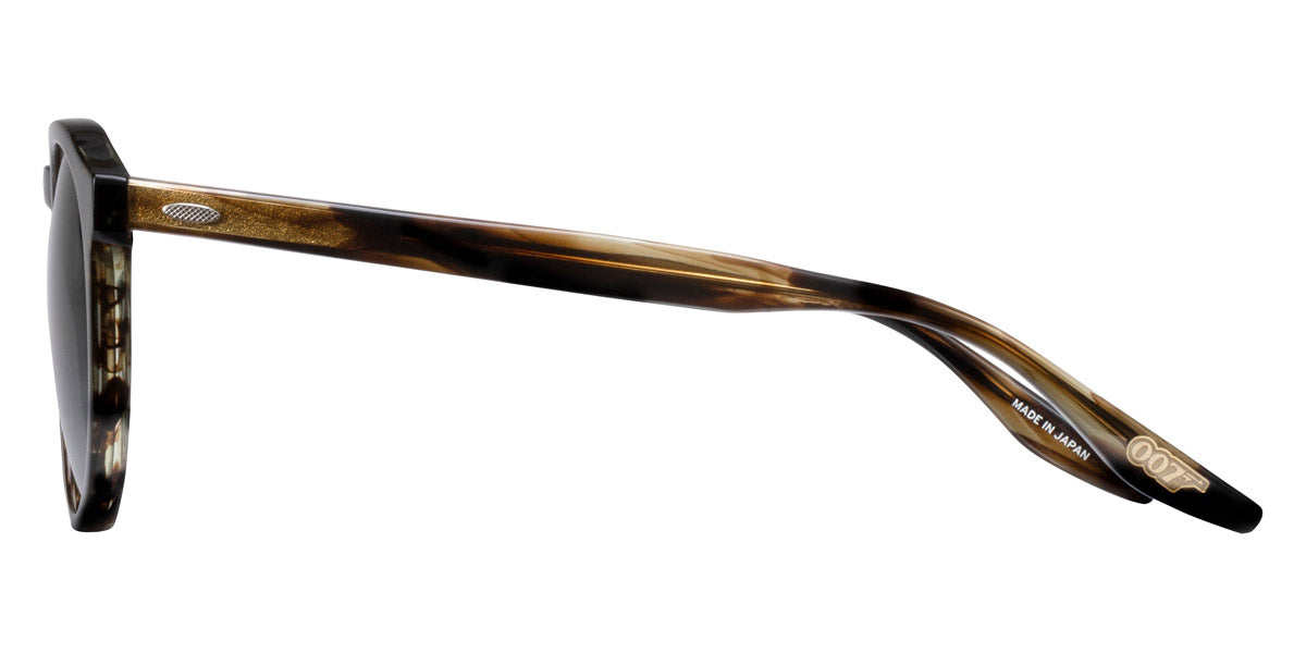 Barton Perreira® 007 B Fourteen - Sulcata Tortoise / Green Smoke AR Sunglasses