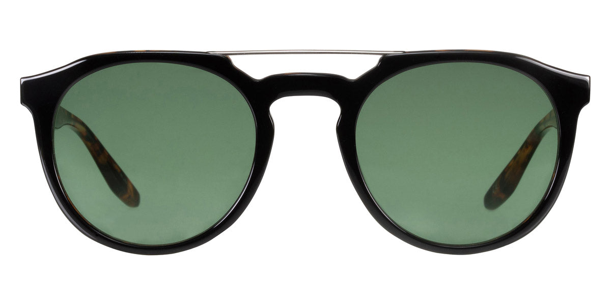 Barton Perreira® 007 B Fourteen - Black Amber Tortoise / Bottle Green AR Sunglasses