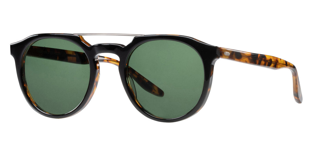 Barton Perreira® 007 B Fourteen - Black Amber Tortoise / Bottle Green AR Sunglasses