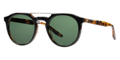 Barton Perreira® 007 B Fourteen - Black Amber Tortoise / Bottle Green AR Sunglasses