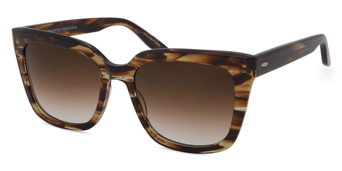 Barton Perreira® Bolsha - Sulcata Tortoise / Smokey Topaz / Smokey Topaz Sunglasses