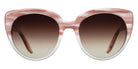 Barton Perreira® Cabaret - Sheer Magnolia / Smokey Topaz Sunglasses