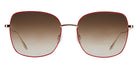 Barton Perreira® Camille - Gold/Ruby Enamel / Smokey Topaz AR Sunglasses