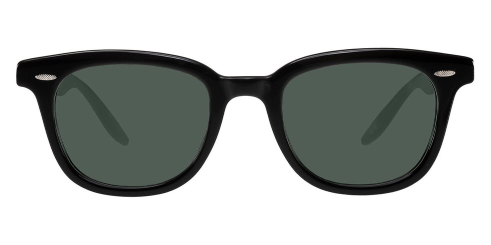 Barton Perreira® Cecil Sun - Black / Green Smoke AR Sunglasses