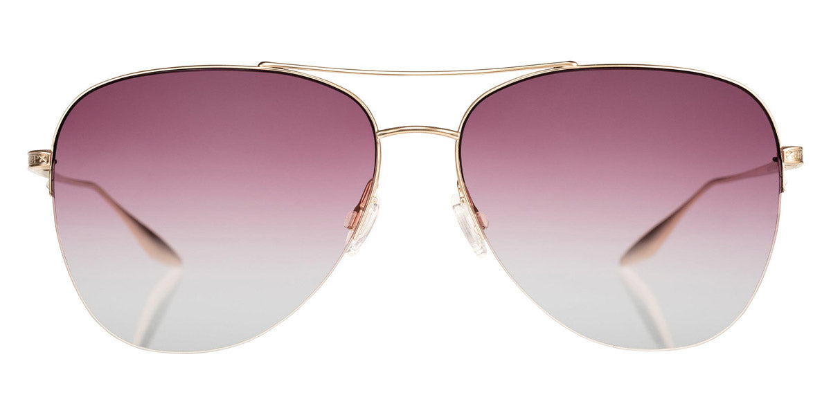 Barton Perreira® Chevalier - Gold / Mauve Gradient AR Sunglasses