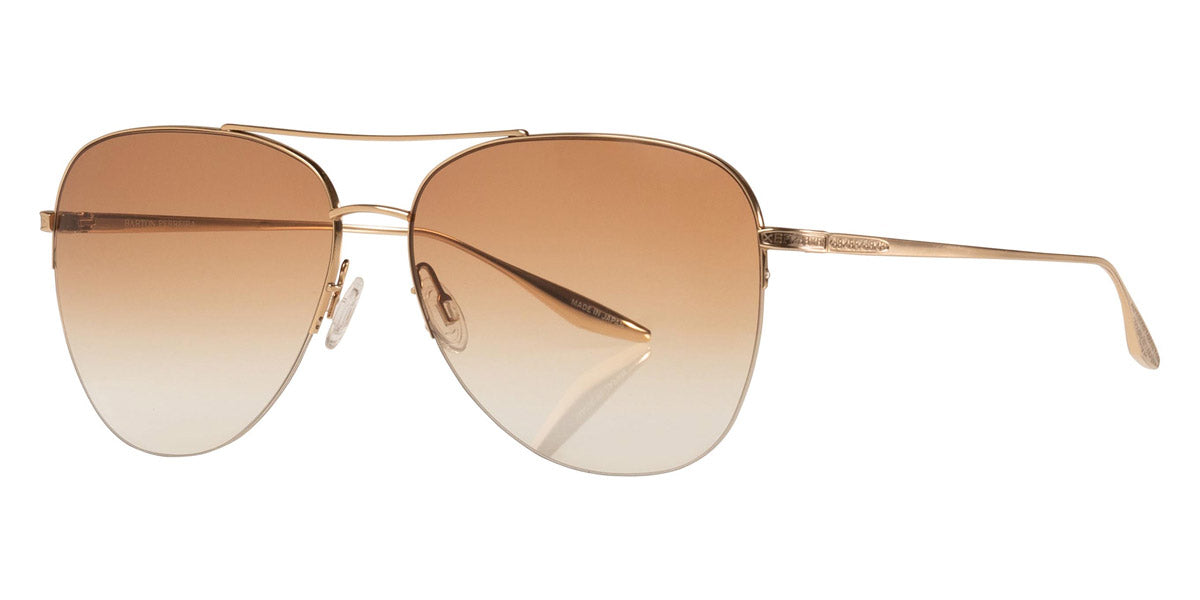 Barton Perreira® Chevalier - Gold / Tawny Gradient AR Sunglasses