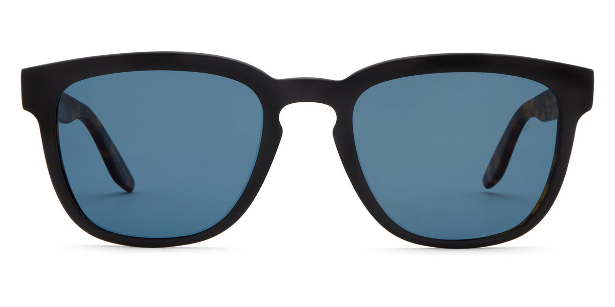 Barton Perreira® Coltrane - Matte Black Amber Tortoise / Marine Polarized / Marine Polarized Sunglasses
