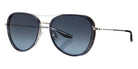 Barton Perreira® Gesner - Navy Horn / Silver / Steel Blue (AR) Sunglasses