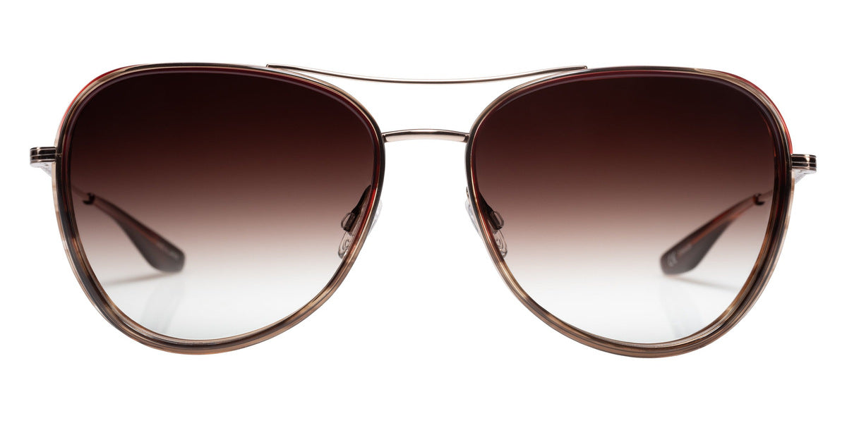Barton Perreira® Gesner - Rosewood / Rose Gold / Smokey Topaz (AR) Sunglasses