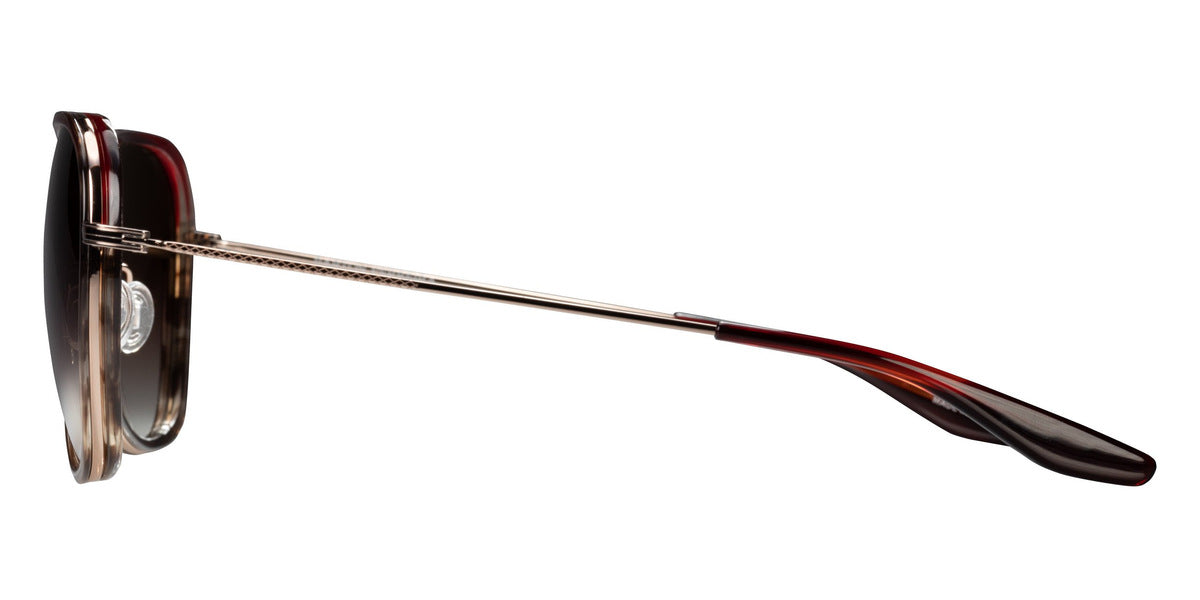Barton Perreira® Gesner - Rosewood / Rose Gold / Smokey Topaz (AR) Sunglasses