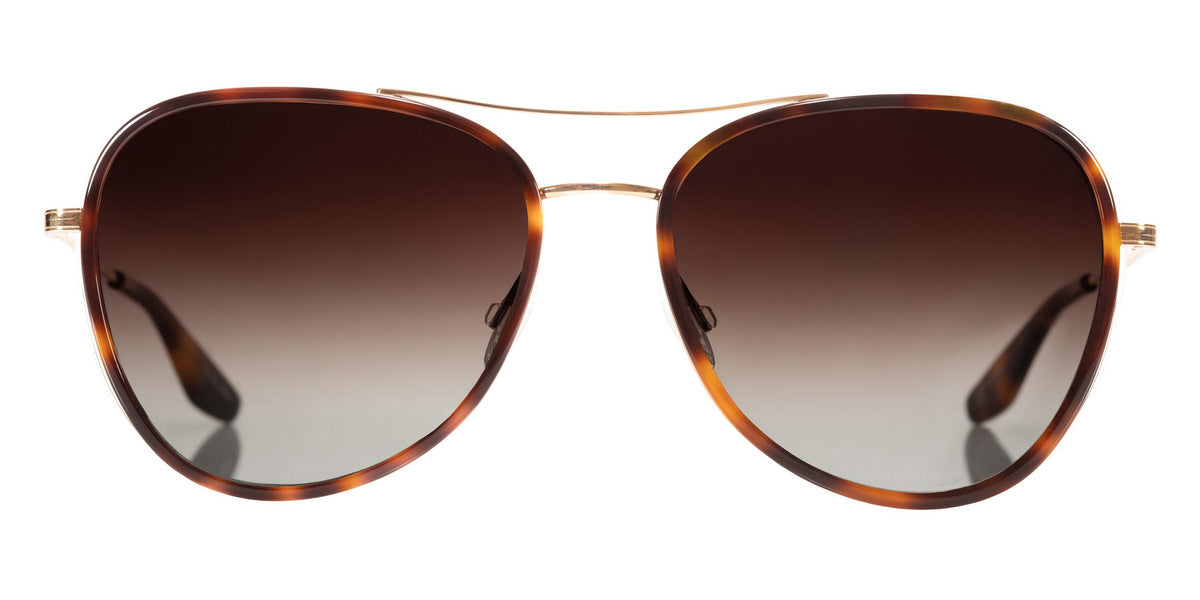 Barton Perreira® Gesner - Mahagony Blonde Laminate / Gold / Smokey Topaz (AR) Sunglasses