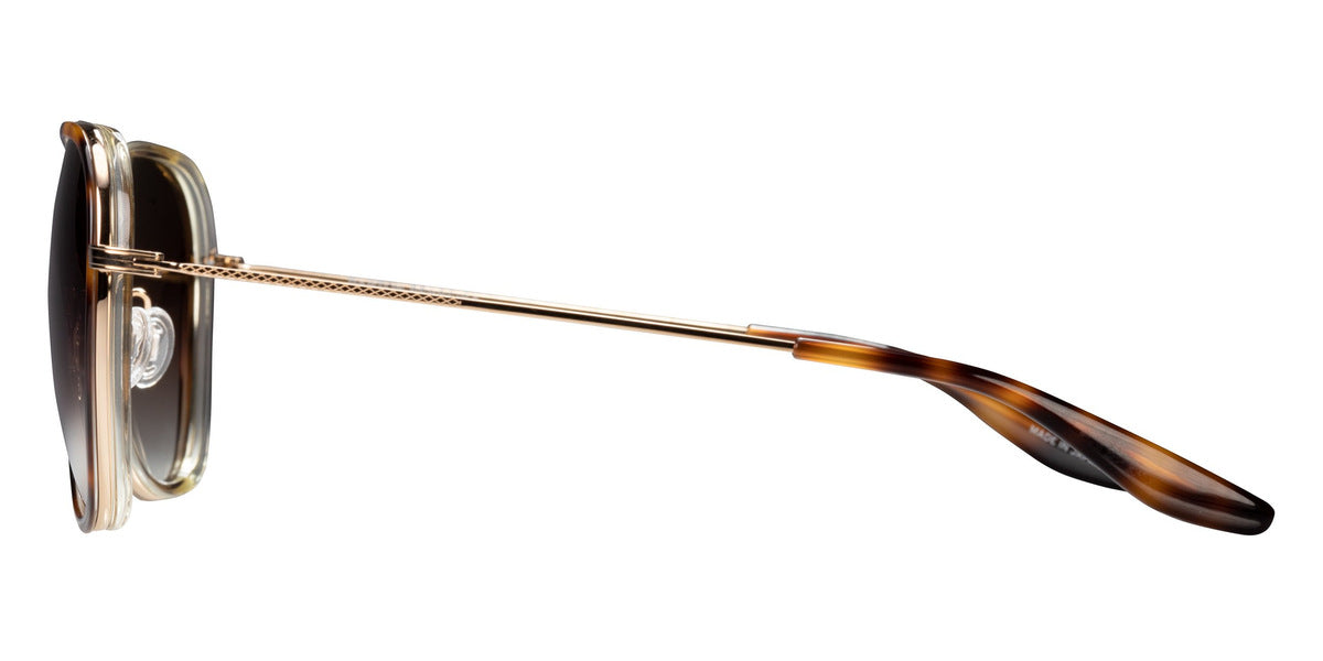 Barton Perreira® Gesner - Mahagony Blonde Laminate / Gold / Smokey Topaz (AR) Sunglasses