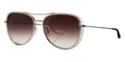 Barton Perreira® Gesner - Hush / Rose Gold / Smokey Topaz (AR) Sunglasses