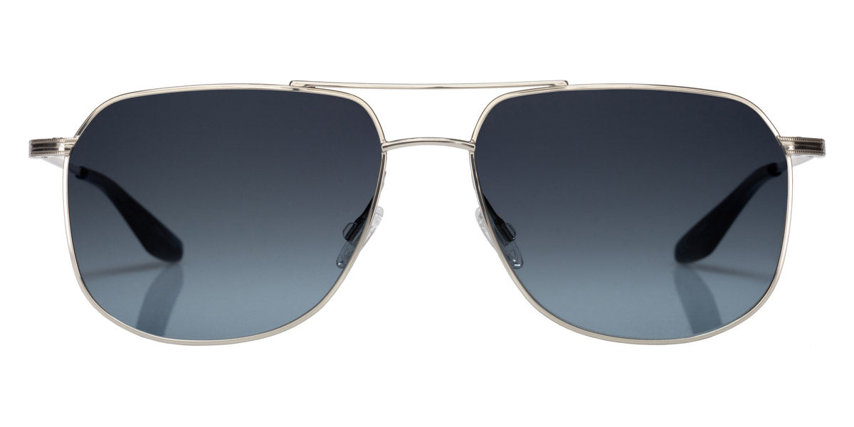 Barton Perreira® Javelin Sun - Silver / Steel Blue Sunglasses