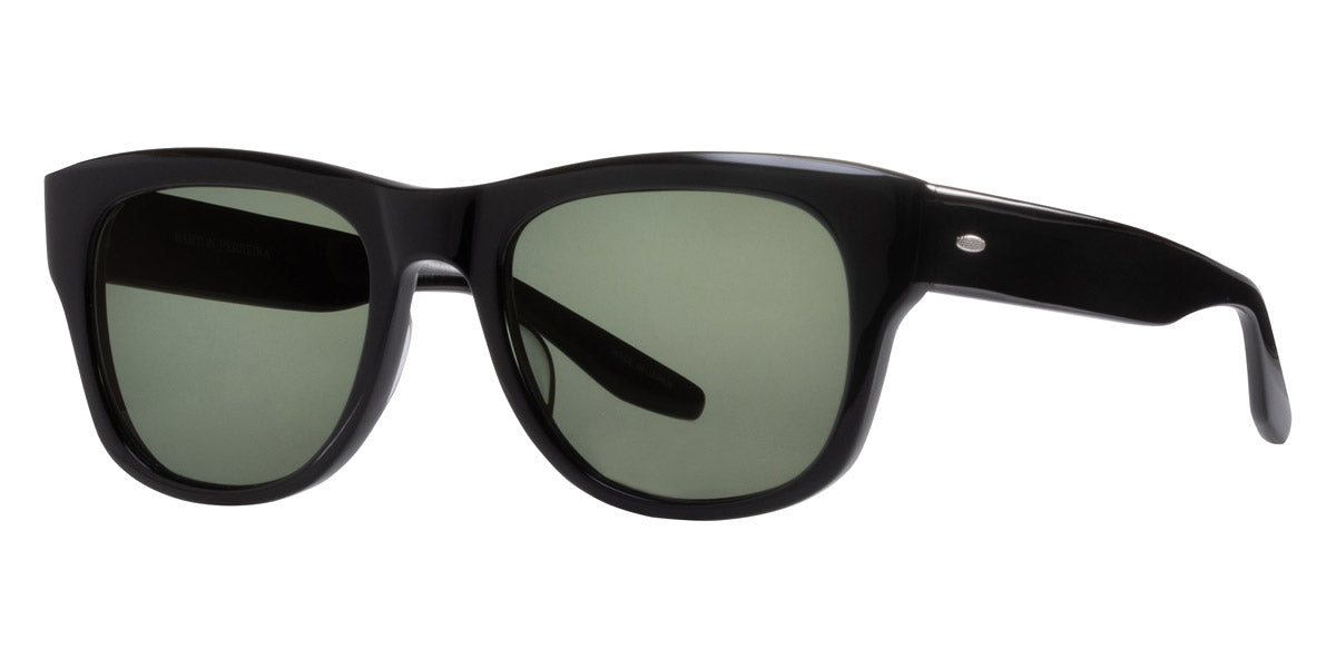 Barton Perreira® Kuhio - Black / Safari Polarized AR Sunglasses