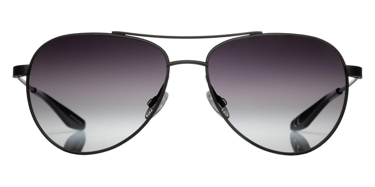 Barton Perreira® Lovitt - Black Satin / Smolder / Smolder Sunglasses