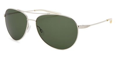 Barton Perreira® Lovitt - Silver / Bottle Green Sunglasses
