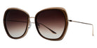 Barton Perreira® Magdalena - Clove/Gold / Smokey Topaz Sunglasses