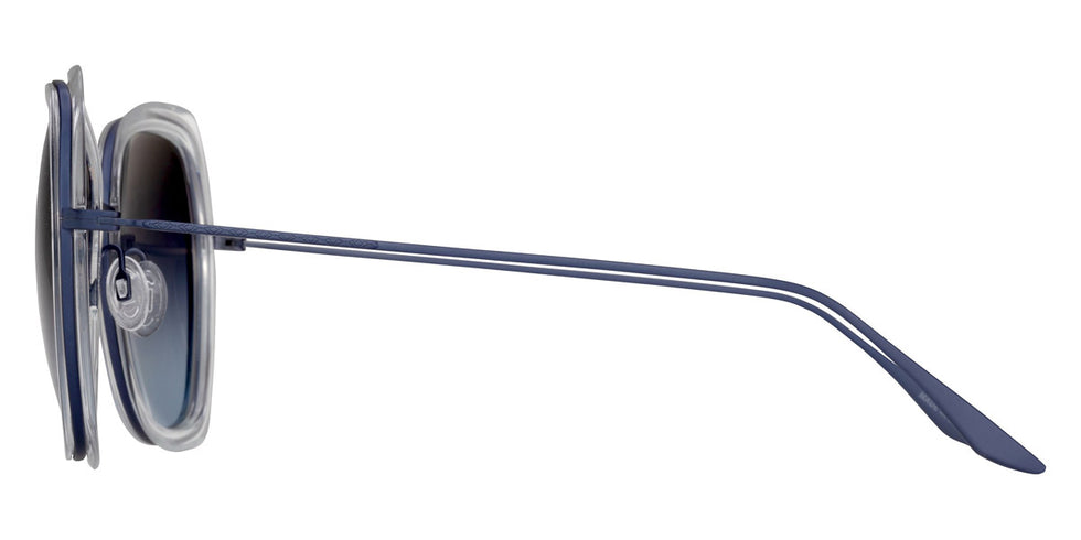 Barton Perreira® Magdalena - Crystal/Matte Navy / Steel Blue Sunglasses
