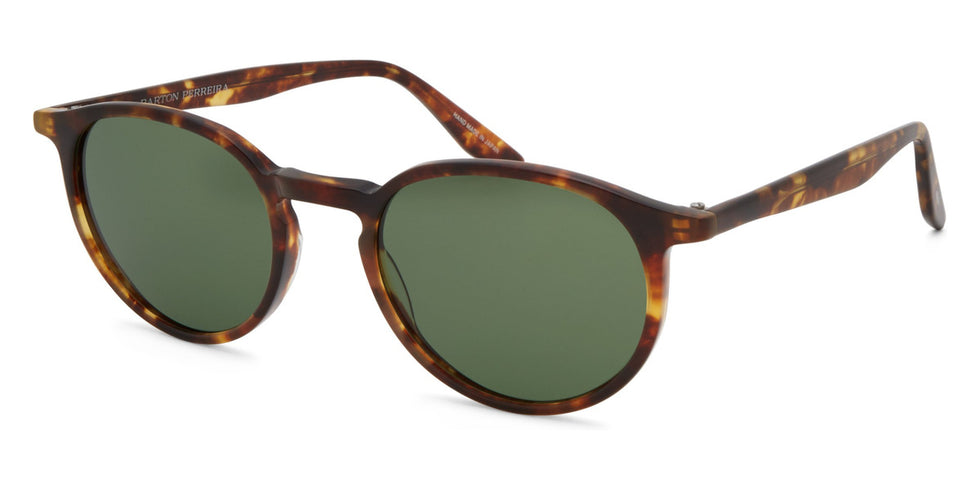 Barton Perreira® Norton - Chestnut / Bottle Green / Bottle Green Sunglasses