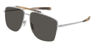 Brioni® BR0053S - Ruthenium / Gray Sunglasses