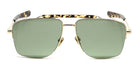 Brioni® BR0053S - Gold / Green Sunglasses