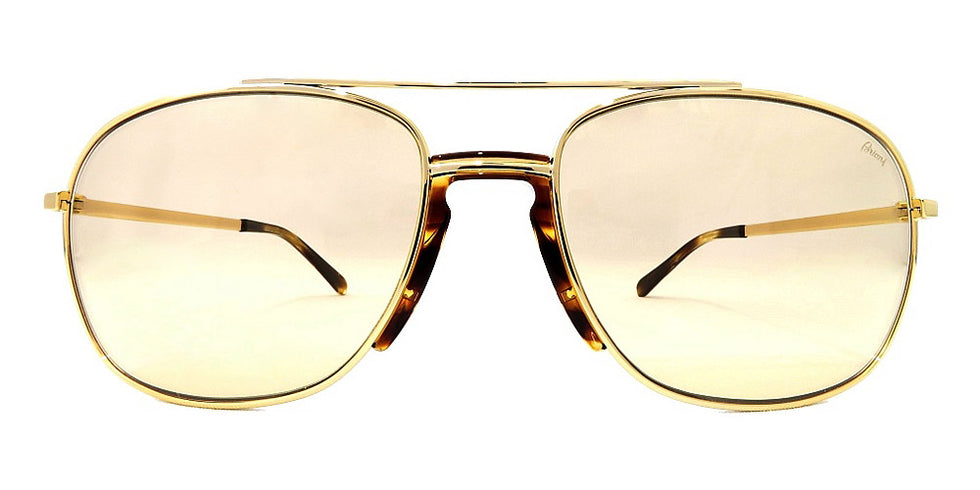 Brioni® BR0056S - Gold / Brown Sunglasses
