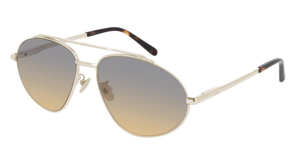 Brioni® BR0073S - Gold / Gray Gradient Sunglasses