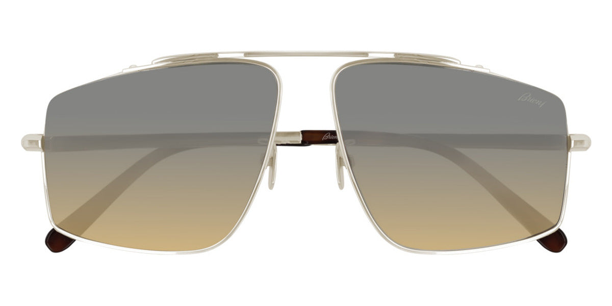Brioni® BR0074S - Gold / Gray Gradient Sunglasses