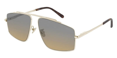 Brioni® BR0074S - Gold / Gray Gradient Sunglasses