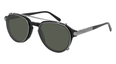 Brioni® BR0077S - Black / Yellow Sunglasses