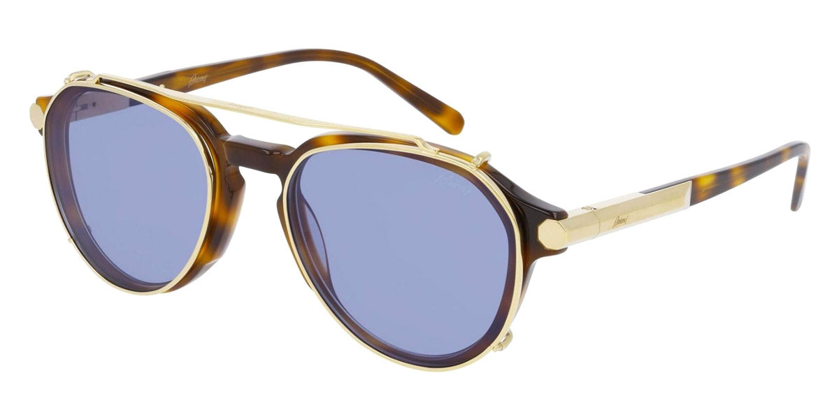 Brioni® BR0077S - Havana / Yellow Sunglasses