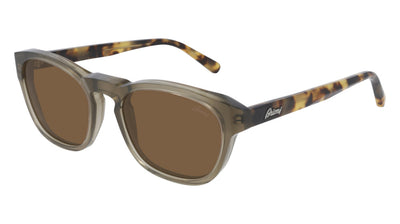 Brioni® BR0082S - Havana/Brown / Brown Sunglasses