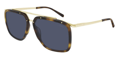 Brioni® BR0083S - Gold/Havana / Blue Sunglasses