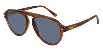 Brioni® BR0085S - Havana / Blue Sunglasses