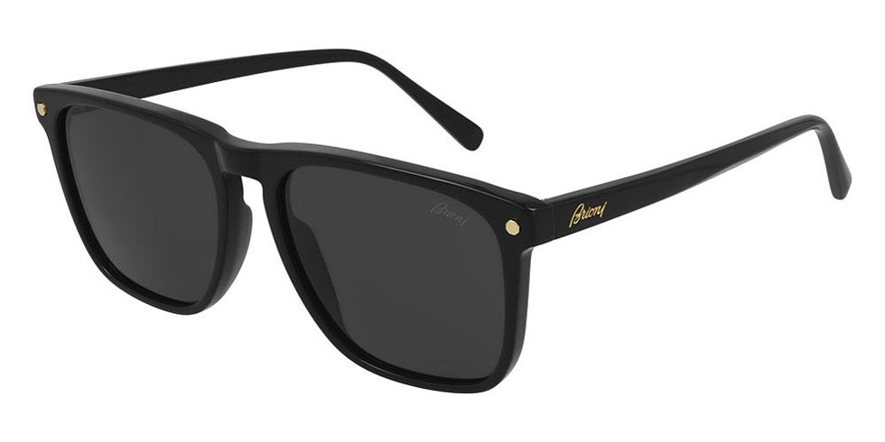 Brioni® BR0086S - Black / Gray Sunglasses
