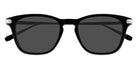 Brioni® BR0092S - Black/Silver / Gray Sunglasses